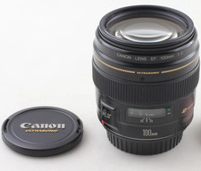 Works Perfectly MINT Canon EF 100mm f/2 USM Portrait Prime Lens AF Japan