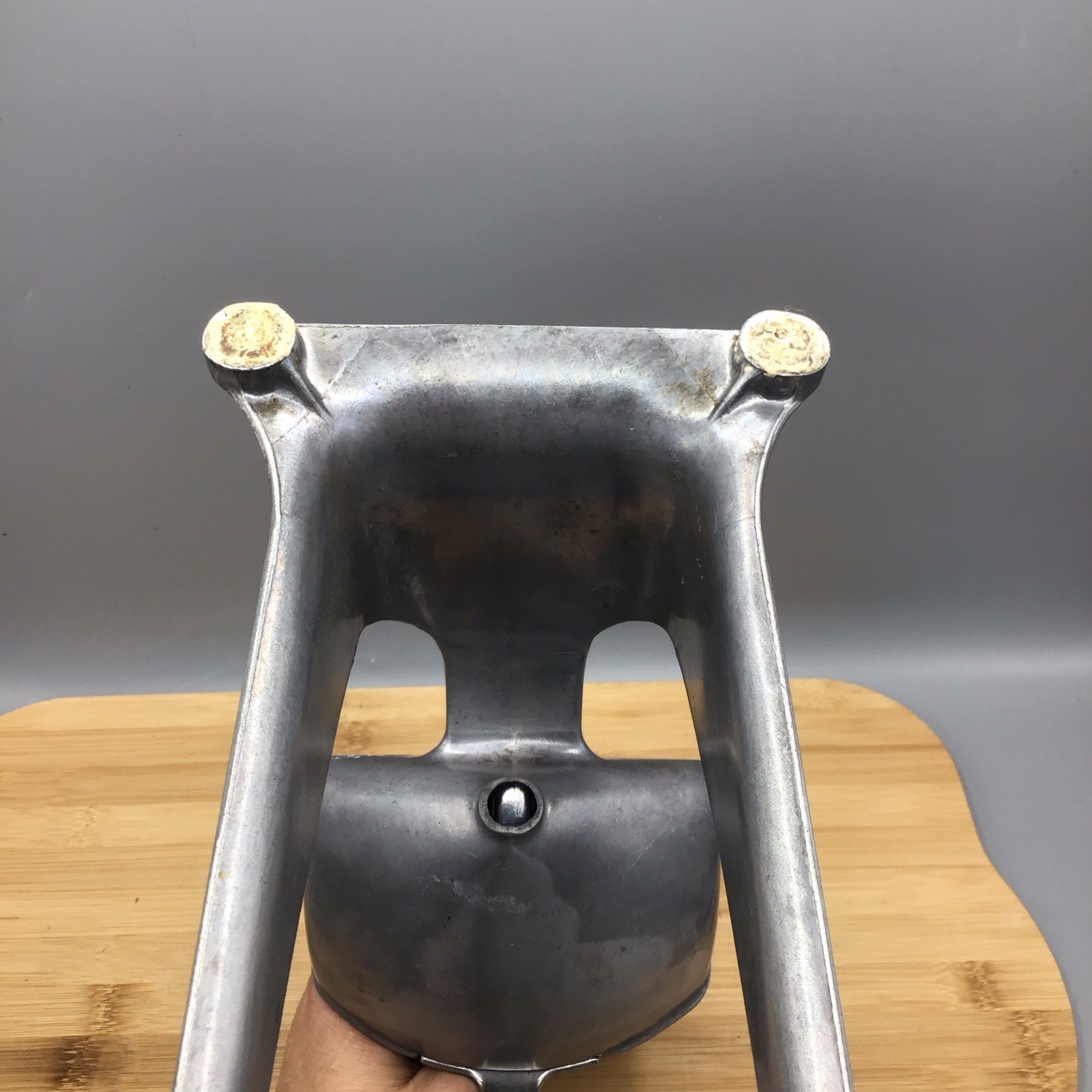 Vintage Wear-Ever Aluminum Handheld Citrus Juicer With Removable Plate.