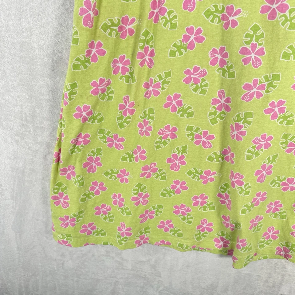 Vestido Vintage Girl Friends Mujer Verde Lima Floral Años 90 Grunge Playa Twee Foto 3 de 4