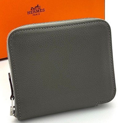 Top quality beautiful item Hermes Azap Compact Silk In coin case small change ho