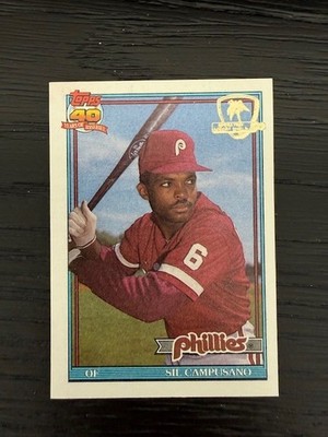1991 Topps Desert Shield #618 Phillies Sil Campusano MT