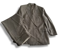 Vintage 80s HUGO BOSS 44L36x31 Double Breaste...
