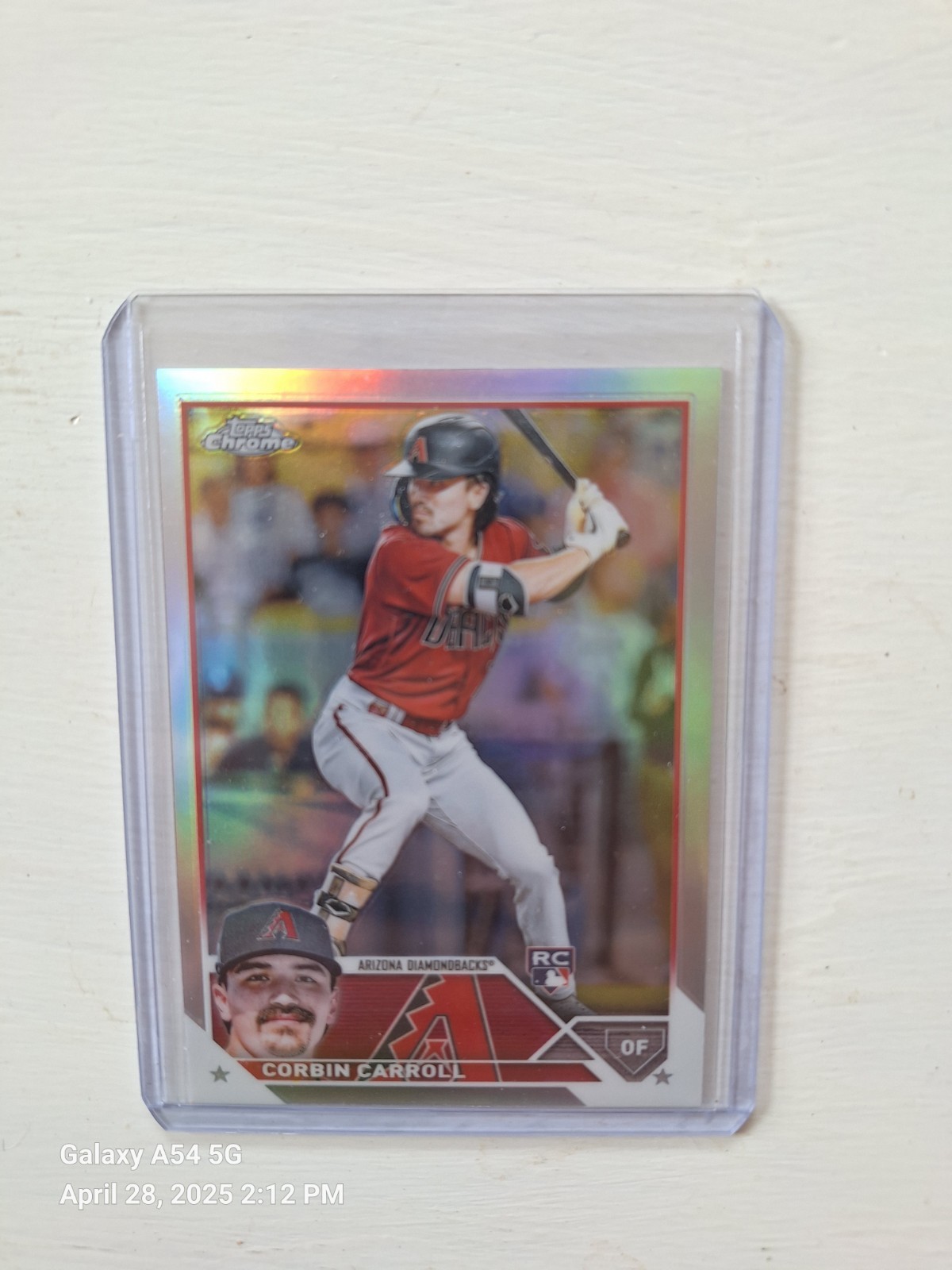 Corbin Carroll 2023 Topps Chrome REFRACTOR #95 - Diamondbacks Rookie RC ROY