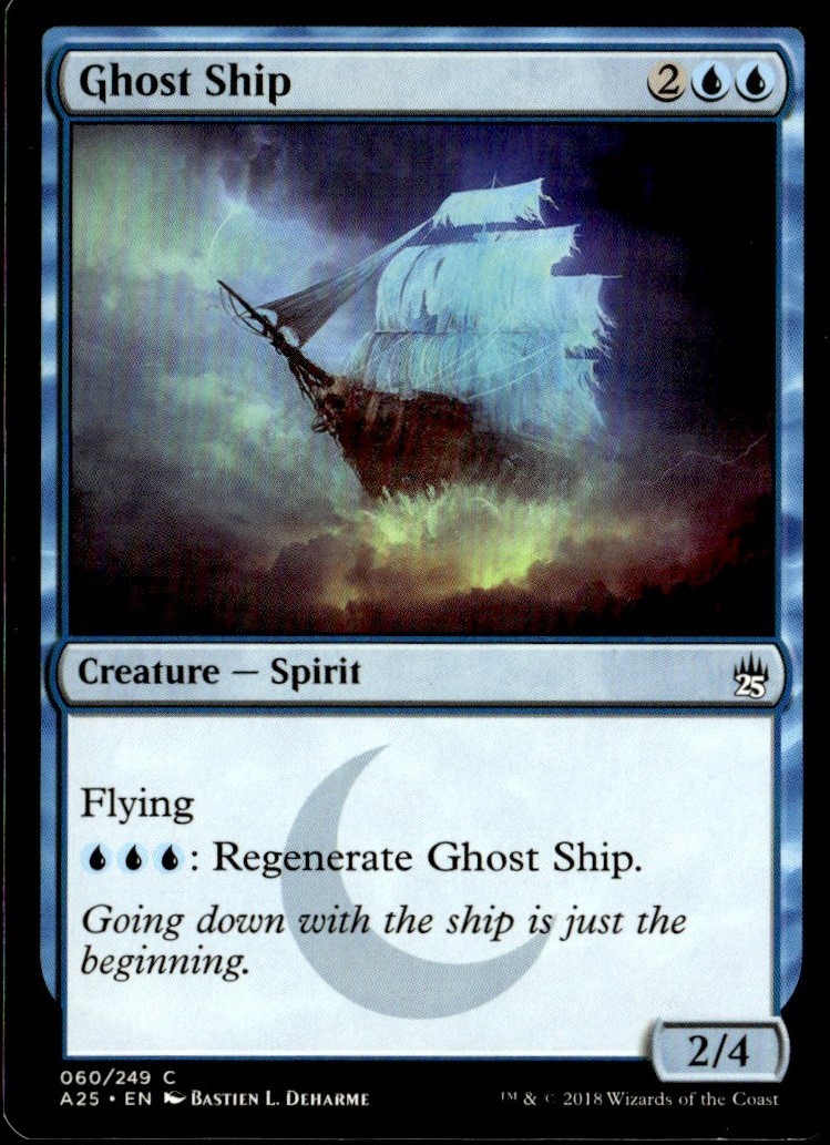 2018 Masters 25 Ghost Ship Masters/Common #60