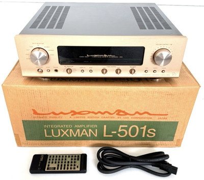Luxman L-501s Integrated Amplifier Remote High-End Hi-Fi Japan Tested Working
