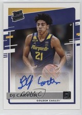 2021 Panini Chronicles Draft Picks Donruss Rated Rookie /199 DJ Carton Auto 1b9b