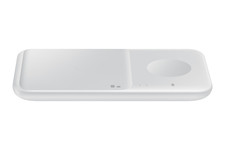 Samsung Qi Fast Wireless Charger Duo bianco per smartphone e smartwatch
