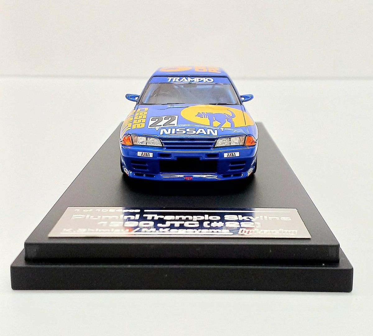 【レア品】hpi racing Piumini TRAMPIO SKYLINE HPI 1/43 Piumini Trampio Skyline Gt-R R32 Limited 1990 JTC