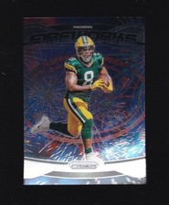 2024 Prizm Fireworks Josh Jacobs #5 Green Bay Packers