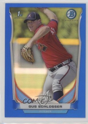 2014 Bowman Prospects Chrome Blue Refractor 23/250 Gus Schlosser #BCP41 1u6
