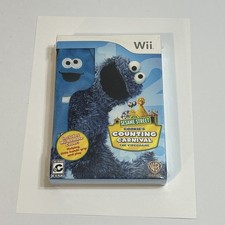 NINTENDO WII SESAME STREET COOKIES COUNTING CARNIVAL+ REMOTE COVER 💥 NEW SEALED