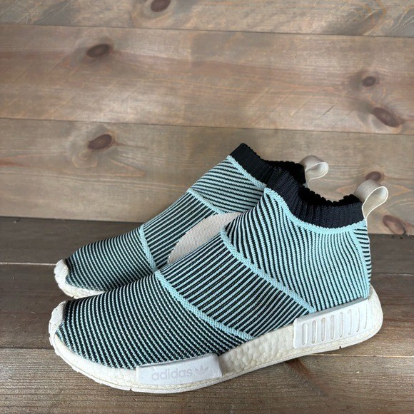 adidas NMD CS1 parley mens size shoes blue slip on comfort sneakers