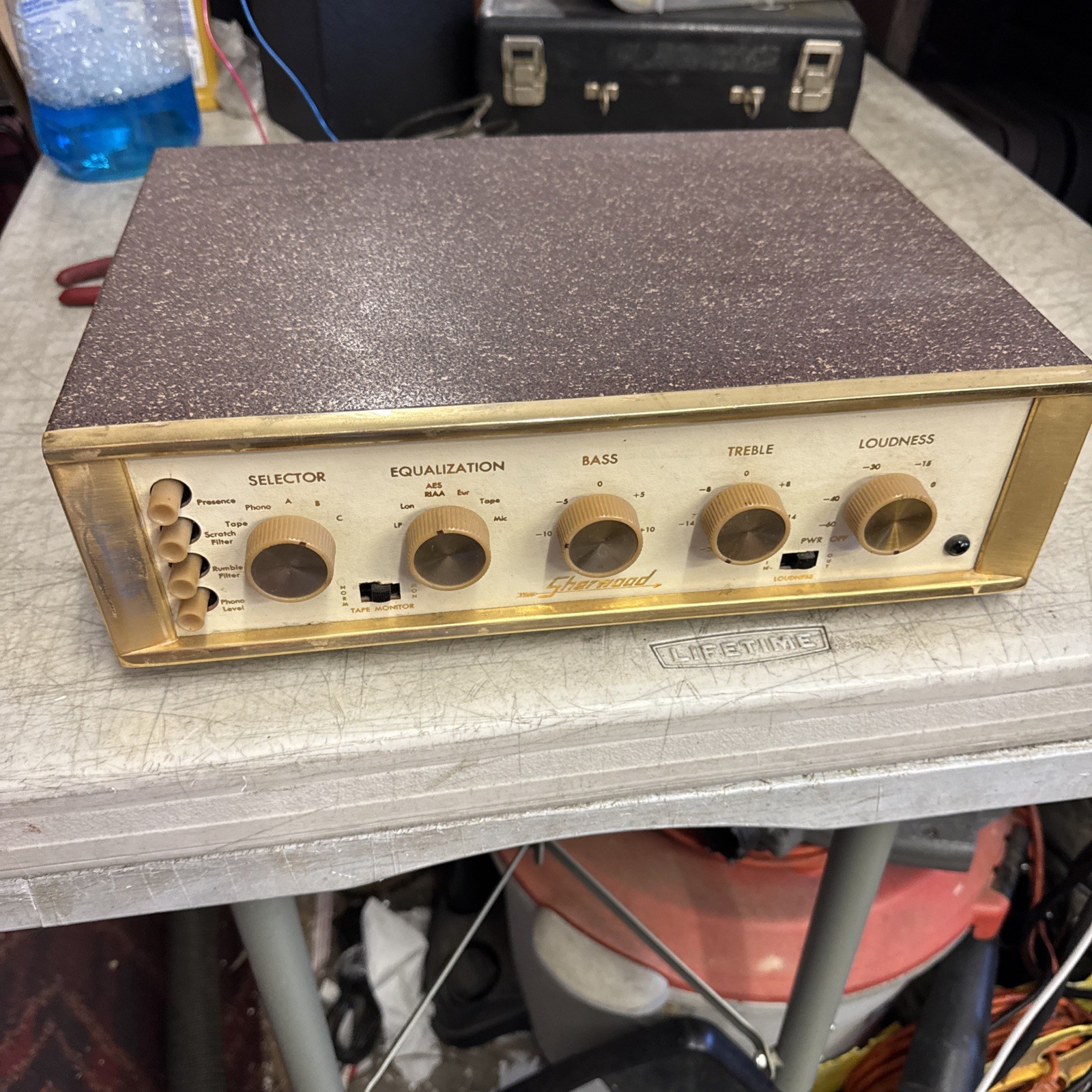 Sherwood S1000 II Integrated Amplifier -Tube Amp does not power on /Repair