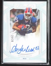 Andre Reed 2024 Panini Flawless #FFS-ARD Frame Signatures Silver Auto #/20