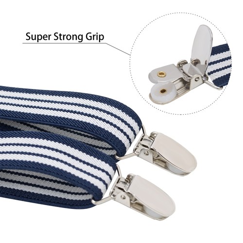 Buyless Fashion Adjustable 2 Pack Suspenders for Kids Elastic 1" - Y Back Design - Picture 9 of 210