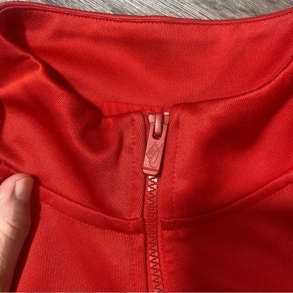 Nike Red Track Jacket Size Medium - image 8
