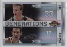 2009 Threads Generations Century Proof /100 Larry Bird John Havlicek #13 HOF 7ba