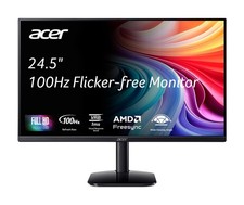 acer KB252Q E0bi 24.5" IPS Full HD 1920 x 1080 Zero-Frame Gaming Office Monito