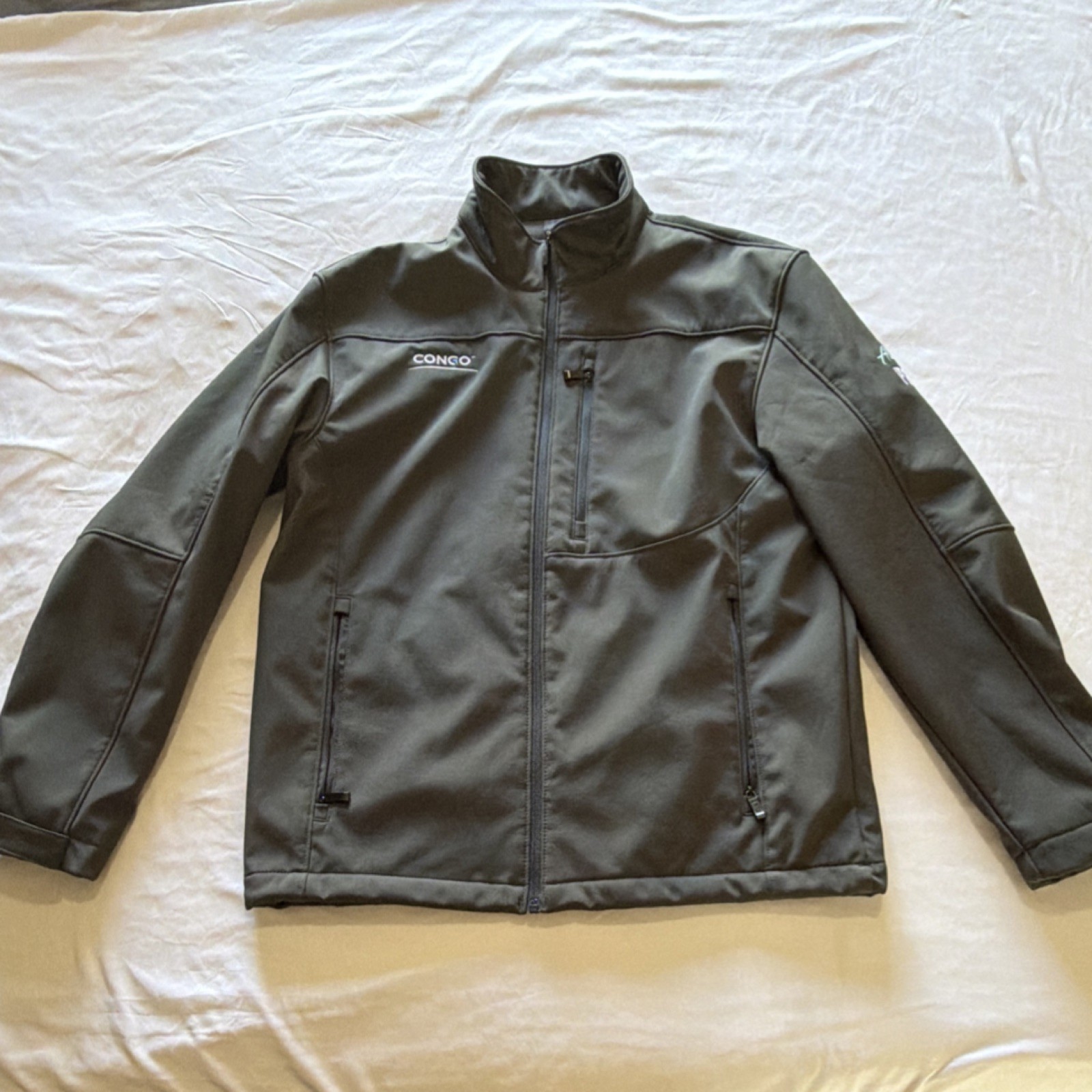 Weatherproof Logo Zipper Softshell Jacket Stand-U… - image 1