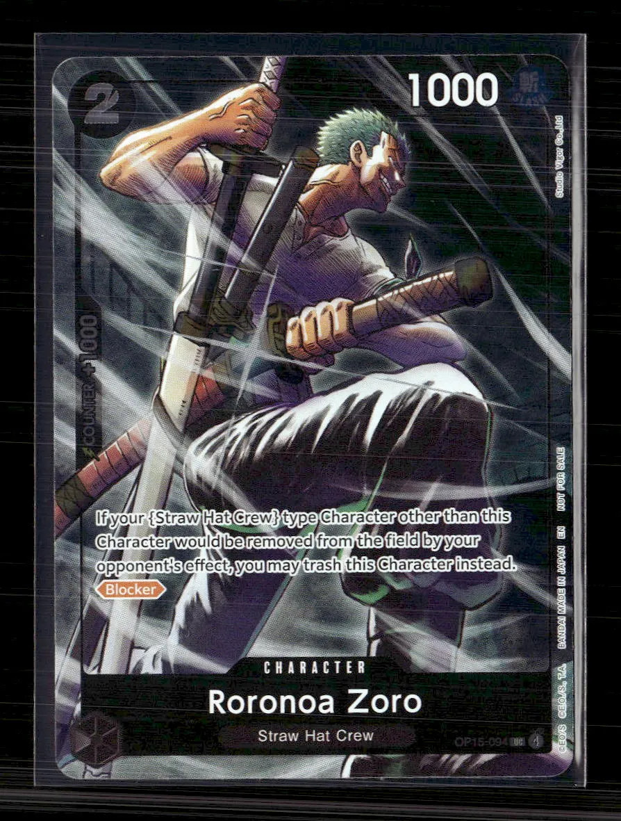 One Piece TCG Roronoa Zoro Adventure on Kamis Island Dash Pack