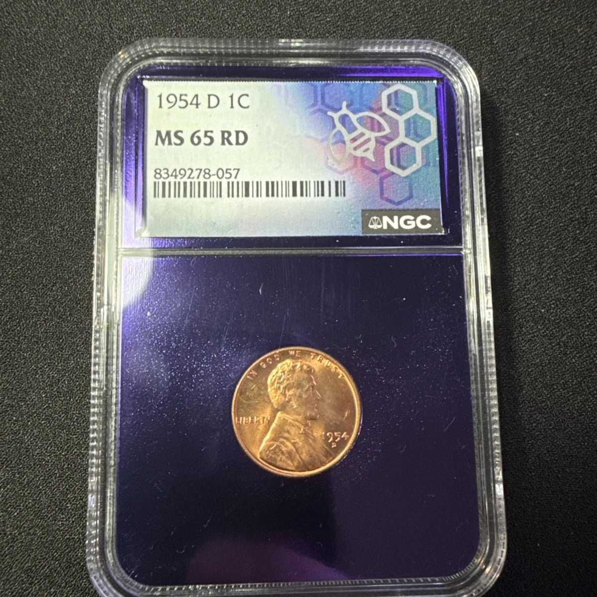 NGC 1954 Grade MS 65 Lincoln Wheat US Small Cents (1909-1958) for