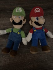 2021 Super Mario Brothers Mario Luigi Nintendo Plush 10" Stuffed Toys