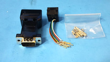 4 Pcs- Adapter, RJ-11 6P6C , Phone Line Jack to DB9, RS232 Male