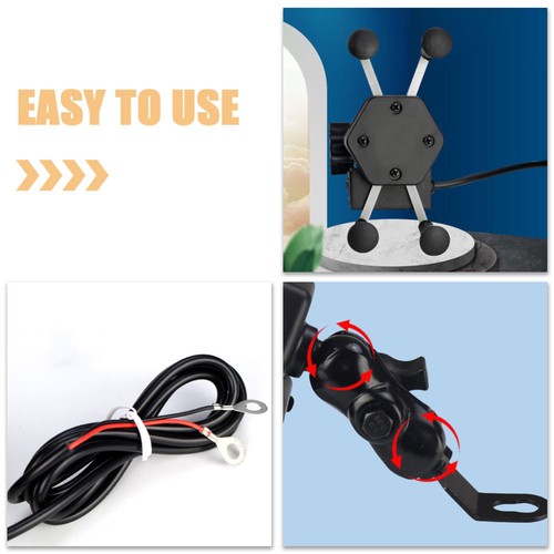Mobile Phone Holder Cradle for Bike Mount Motorcycle Handlebars Navigation - 第 6/12 張圖片