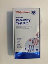 1 WALGREENS AT HOME PATERNITY TEST KIT TEST RUNS X2 NO LAB FEES FREE SHIPPING