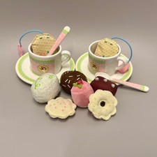 TEA FOR TWO Play teacup set with plush truffles and cookies from HABA