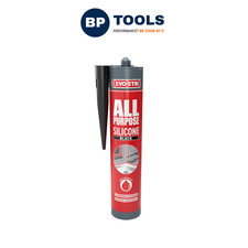 Evo-stik 30613609 All Purpose Flex Silicone Sealant Black