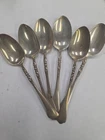 Lunt Sterling NELLIE CUSTIS (1915) Small TEASPOON-5 3/8 Inch-Set Of 6
