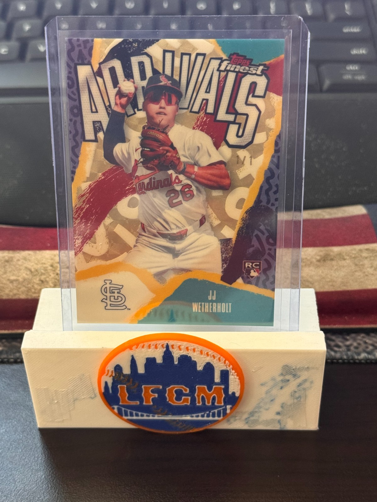 2026 Topps Finest JJ Wetherholt Rookie Superfractor 1/1 Arrivals #A-27 view 1