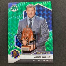 Jason Witten 2021 Panini Mosaic Green Mosaic Prizm #273 Dallas Cowboys