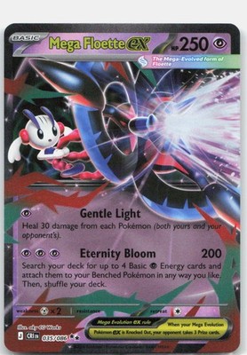 Mega Floette ex 035/086 Double Rare ME04: Chaos Rising Pokemon Near Mint