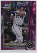 2022 Bowman Chrome Prospects Fuchsia Lava Refractor 2/199 Peyton Wilson 1ok2