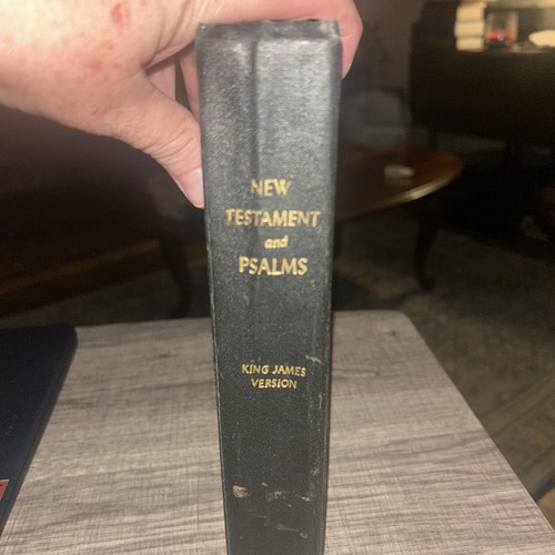 New Testament and Psalms King James Version 1611 by ABS LARGE Print KJV 1977 - Picture 2 of 8