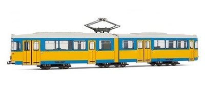 Spur H0 Rivarossi HR2375 Straßenbahn, Typ Düwag Gt 6 Gotha neuwertig OVP