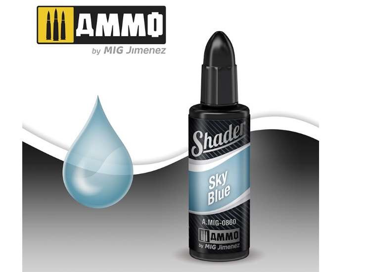 Ammo Mig A.Mig0860 10ml - Acrylic Shader - SKY BLUE