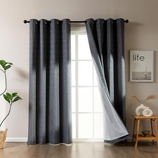 Blackout Curtains for Bedroom and Living Room, Curtains Drapes with Thermal...