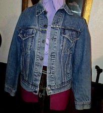 VINTAGE LEVI'S 70506 0215 DENIM TRUCKER JACKET SZ 42 MADE IN USA
