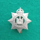 WW1 The Devonshire Regiment Cap Badge White Metal British Army