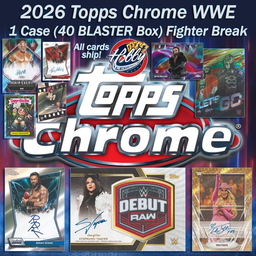 Koko B. Ware 2026 Topps CHROME WWE 1 Case (40 BLASTERBox) Break #7 - Picture 1 of 12