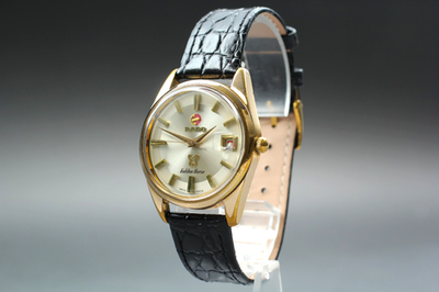 Exc+5* Rado Golden Horse 623.3001.2 Gold Date 35mm Automatic Men's