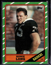 1986 Topps #67 Howie Long Los Angeles Raiders (HOF) NR-MINT
