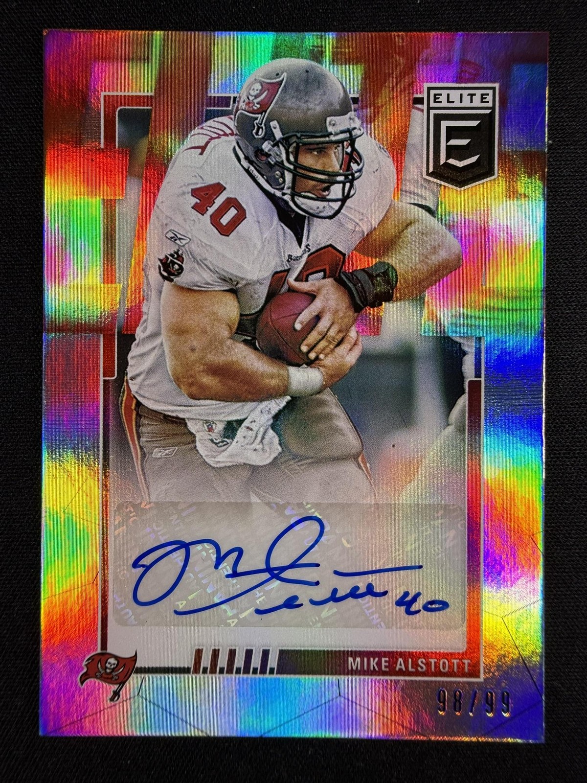 2020 Donruss Elite #ES-MA Mike Alstott Elite Signatures Autograph Auto /99