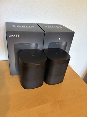 Sonos One & One SL, Schwarz, Multiroom Lautsprecher OVP - Top Zustand!