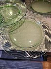Vintage Set Of 6 Corning Pyrex FESTIVA Spring Green Glass Dinner Plates 10.75" — photo 5