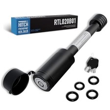 Trailer Hitch Locks, 5/8" Locking Hitch Pin for 2" and 2 1/2" 1 Pack Black