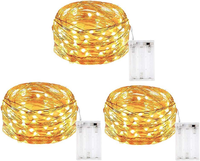 Bolweo Led Lichterkette, 10Ft/3M 30Leds Weihnachtsschnur-Lichter Outdoor Led Str